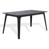 SAFAVIEH Couture Collection – Madina Walnut Rectangle Wood Dining Table, Mid-Century Modern Design, Seats up to 6 (SFV6707A)(Black)