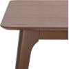 SAFAVIEH Couture Collection – Madina Walnut Rectangle Wood Dining Table, Mid-Century Modern Design, Seats up to 6 (SFV6707A)(Walnut)