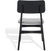 SAFAVIEH Couture Collection – Madina Walnut & Beige Mid-Century Dining Chair Set of 2, Upholstered Linen Seat, Modern Wood Design (SFV6706A-SET2)(Black/Light Grey)
