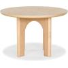 SAFAVIEH Couture Collection – Olivetta Oak Round Wood Dining Table, Classic Design, Seats up to 4 (SFV2201A)(Oak)