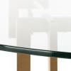 SAFAVIEH Couture Collection – Reiner Round Acrylic Dining Table, Gold Metal Base, Modern Clear Design (DUP1006A-54)(Gold/Clear)