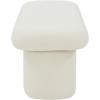 SAFAVIEH Couture Collection Cassandralee Contemporary Ivory Boucle Bench (Fully Assembled)