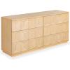 SAFAVIEH Couture Collection Deziree Natural 6-Drawer Dresser (Fully Assembled)(Natural)