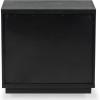 SAFAVIEH Couture Collection Deziree Natural Brown 2-Drawer Nightstand (Fully Assembled)(Black)