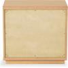 SAFAVIEH Couture Collection Deziree Natural Brown 2-Drawer Nightstand (Fully Assembled)(Natural)