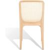 SAFAVIEH Couture Collection Frank Tropical Coastal Black/Natural Rattan Dining Chair Set of 2(Natural)