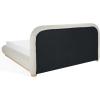 SAFAVIEH Couture Collection Jennabryanna Light Brown/Natural Boucle King Size Bed(Tan/Natural)