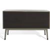 SAFAVIEH Couture Collection Madden Retro Dark Grey & Black 6-Drawer Dresser(Dark Grey/Black)