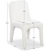 SAFAVIEH Couture Collection Maricelle White Boucle/Black Dining Chair Set of 2 (Fully Assembled)(Ivory)