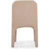 SAFAVIEH Couture Collection Maricelle White Boucle/Black Dining Chair Set of 2 (Fully Assembled)(Light Brown)