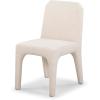 SAFAVIEH Couture Collection Maricelle White Boucle/Black Dining Chair Set of 2 (Fully Assembled)(Tan)