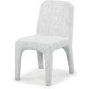 SAFAVIEH Couture Collection Maricelle White Boucle/Black Dining Chair Set of 2 (Fully Assembled)(White/Black)