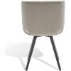SAFAVIEH Couture Collection Matty Mid-Century Modern Scandinavian Mustard Velvet Dining Chair(Grey)