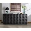 SAFAVIEH Couture Collection Riabelle Black 6-Drawer Dresser (Fully Assembled)(Black)