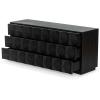 SAFAVIEH Couture Collection Riabelle Black 6-Drawer Dresser (Fully Assembled)(Black)