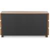 SAFAVIEH Couture Collection Titus Black 6-Drawer Stacked Dresser (Fully Assembled)(Medium Oak)