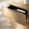 SAFAVIEH Couture Collection Titus Oak Brown 2-Drawer Stacked Nightstand (Fully Assembled)(Oak)
