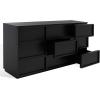 SAFAVIEH Couture Collection Zeus Black 9-Drawer Dresser (Fully Assembled)(Black)