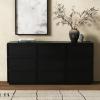 SAFAVIEH Couture Collection Zeus Black 9-Drawer Dresser (Fully Assembled)(Black)