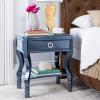 SAFAVIEH FOX6275D Night Stand, 0, Navy(Navy)