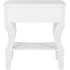 SAFAVIEH FOX6275D Night Stand, 0, Navy(White)