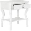 SAFAVIEH FOX6275D Night Stand, 0, Navy(White)
