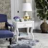 SAFAVIEH FOX6275D Night Stand, 0, Navy(White)