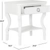 SAFAVIEH FOX6275D Night Stand, 0, Navy(White)