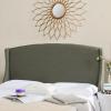 SAFAVIEH Headboard Collection Austin Headboard, Queen, Light Grey(Gray)