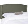 SAFAVIEH Headboard Collection Austin Headboard, Queen, Light Grey(Gray)