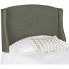 SAFAVIEH Headboard Collection Austin Headboard, Queen, Light Grey(Gray)