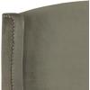 SAFAVIEH Headboard Collection Austin Headboard, Queen, Light Grey(Pewter)