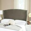 SAFAVIEH Headboard Collection Austin Headboard, Queen, Light Grey(Pewter)