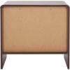 SAFAVIEH Home Collection – Arsenio 1-Drawer 1-Shelf Nightstand Table, Light Cream Modern Bedside Storage (NST3100C)(Walnut)