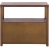 SAFAVIEH Home Collection – Ernest Natural Brown & White Washed 2-Drawer 1-Shelf Chest, Modern Storage Cabinet, Fully Assembled (CHS6605A)(Natural/White Washed)