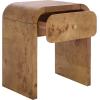SAFAVIEH Home Collection – Hinata 1-Drawer Nightstand Table, Natural Modern Bedside Storage, Fully Assembled (NST6607A)(Natural)