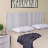 SAFAVIEH Home Collection – Telsi Bleached White Mounted Wood Headboard, King Size, Modern Vertical Slat Design, Easy Wall-Mount Bedroom Accent (HBD9600B-K)(Bleached White)