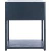 SAFAVIEH Home Collection – Yudi Turquoise Nightstand with Drawer & Shelf, Contemporary Accent Storage Table, Fully Assembled (NST9201C)(Navy)