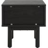 SAFAVIEH Home Collection Aino Oak 1-Drawer Nightstand(Black/Natural)