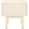 SAFAVIEH Home Collection Aino Oak 1-Drawer Nightstand(Bleached White/Natural)