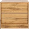 SAFAVIEH Home Collection Conall Oak Brown 1-Drawer Storage Nightstand Table(Oak)