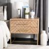 SAFAVIEH Home Collection Estelle Nightstand, 0, Oak(Oak)