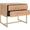 SAFAVIEH Home Collection Estelle Nightstand, 0, Oak(Oak)