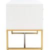 SAFAVIEH Home Collection Estelle Nightstand, 0, Oak(White)