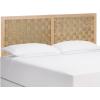SAFAVIEH Home Collection Halvor Rattan Queen Size Headboard Light Brown Frame & Natural Brown(Light Natural)