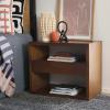 SAFAVIEH Home Collection Munson Natural 2-Shelf 1-Drawer Nightstand (Fully Assembled)(Natural)
