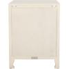 SAFAVIEH Home Collection Rayetta White Wash 2-Shelf 1-Door Nightstand (Fully Assembled)