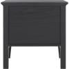 SAFAVIEH Home Collection Sondra Distressed Black/Gold 2-Drawer Nightstand(Black/Gold)