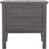 SAFAVIEH Home Collection Sondra Distressed Black/Gold 2-Drawer Nightstand(Distressed Black/Gold)