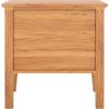 SAFAVIEH Home Collection Sondra Distressed Black/Gold 2-Drawer Nightstand(Oak/Gold)